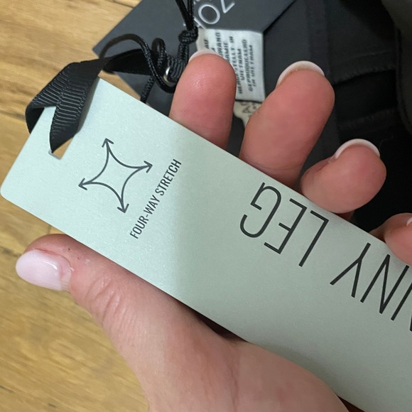 Rachel Zoe Skinny Leg Pull On Career Pants Women's 8 Gray Stretch Four Way NWT - Picture 4 of 6